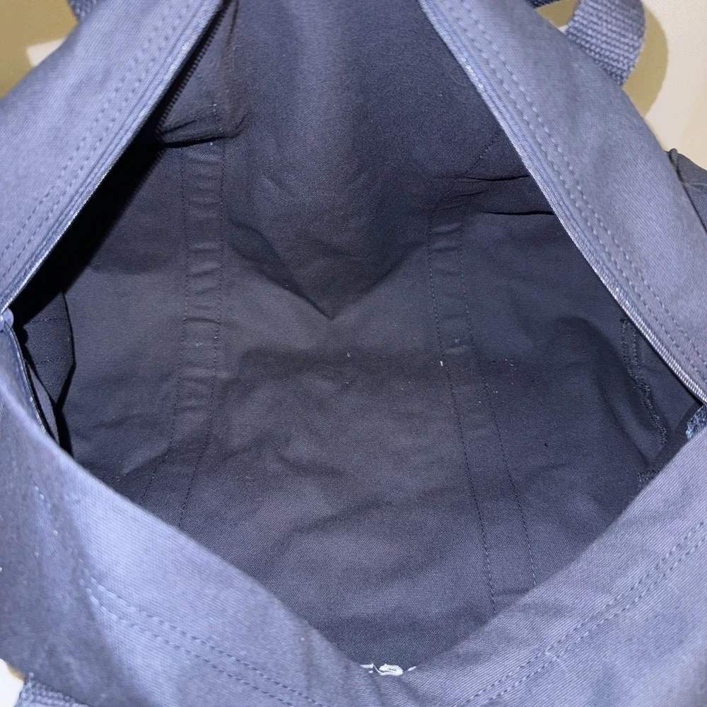 Harness Capital Banker Duffle Bag Canvas Navy Blue Scarborough & Tweed Made USA